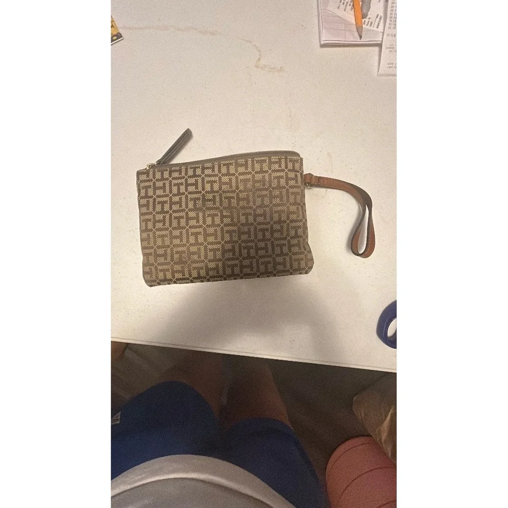 Tommy Hilfiger Monogram Wristlet